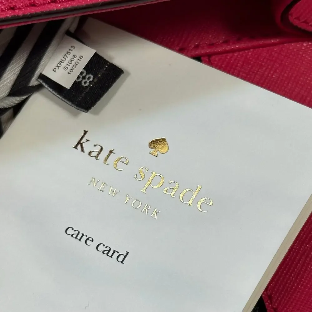 Kate Spade Women's Cameron Street Sophie Leather Shoulder Bag Hot Pink